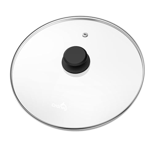 12 Inch Pan Lid For Pots Pans and Skillets (Narrow Rim / 12 Inch)