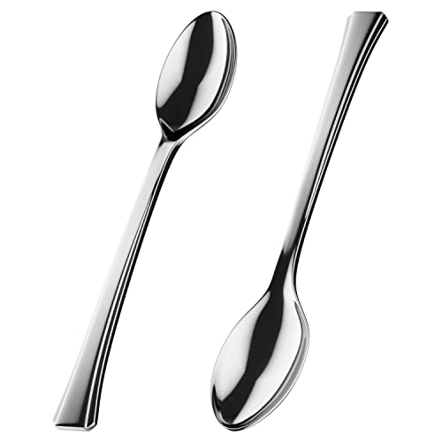 Mini Spoons for Desserts (Mini Silver Spoon)
