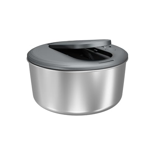 Swift Dry Stainless Steel Salad Spinner (New Stainless Steel Swift Dry / Small)