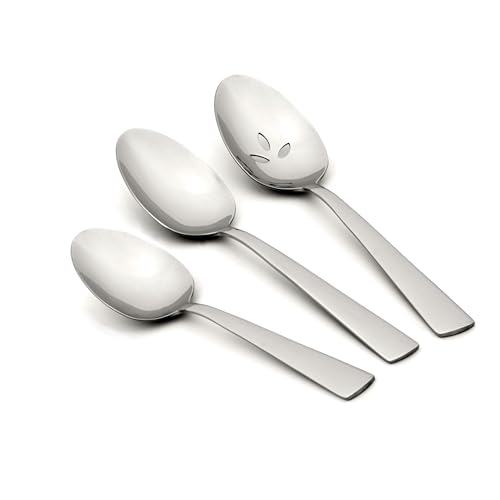 Nocha Everyday Flatware Serving Spoons (Set of 3 / Serving Spoons, Set of 3)