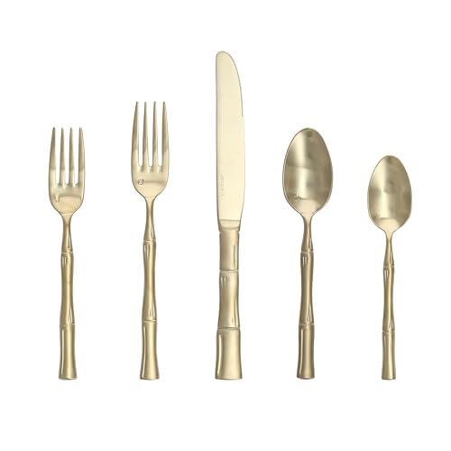 Royal Pacific 18 (5 Piece Flatware Set / Brushed Champagne)