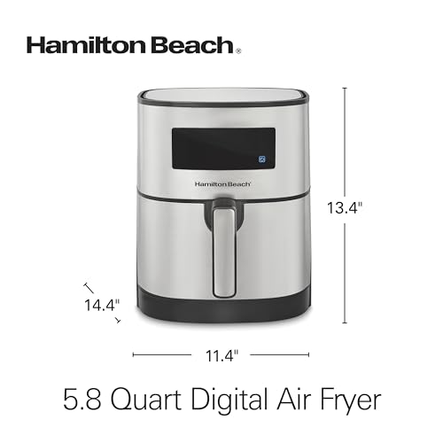 5.8 Quart Digital Air Fryer Oven With 8 Pre