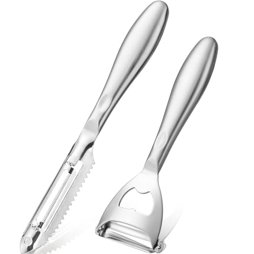 Potato Peelers Set Stainless Steel Peeler (Silver)