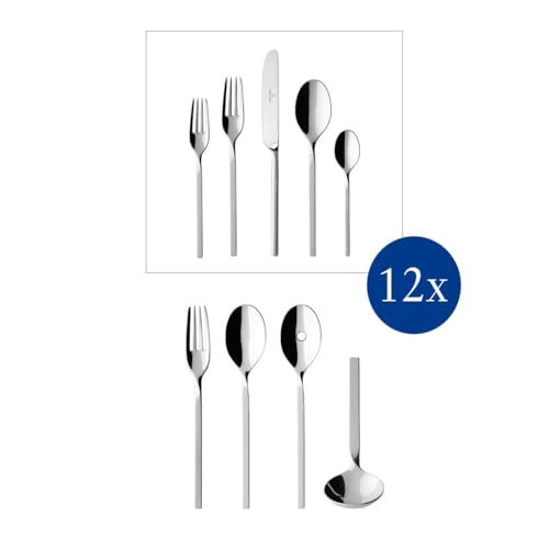 NewWave Collection 64 Piece Flatware Set