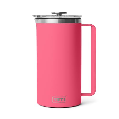Rambler 64 oz. French Press Coffee Maker (64 Ounce / Tropical Pink)