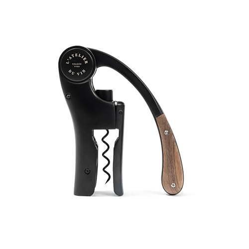 L’Atelier du Vin Oeno Motion Black & Wood Lever Corkscrew (Oeno Motion Wood & Black)