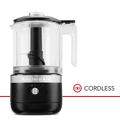 Cordless 5 Cup Food Chopper (5 Cup Cordless Chopper / Onyx Black)