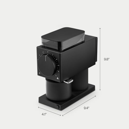 Ode Gen 2 64mm Flat Burr Coffee Grinder Electric (Matte Black)