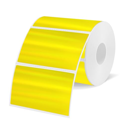 3x2 Inch Holographic Thermal Labels (Holographic Yellow-1 / 2*3 inch)