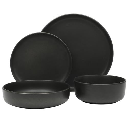 Pasco 16 Piece (Service for 4 (16pcs) / Black (Pasco))