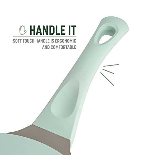 All-in-One Pan, Multilayer Nonstick Cookware Set, High-Performance Construction, Multipurpose Design Replaces Multiple Pots and Pans, Dishwasher Safe, 11-Inch, 4.4-Quart Capacity, Sage Green (Sage Green / 11-Inch / All-In-One Pan)