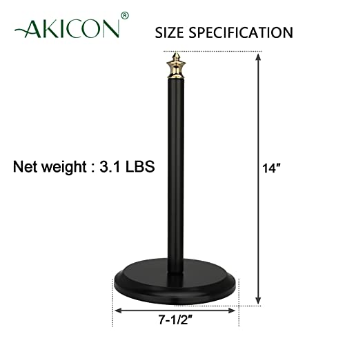 Paper Towel Holder Stand for Kitchen Countertop & Dining Room Table (Gold / Classical)