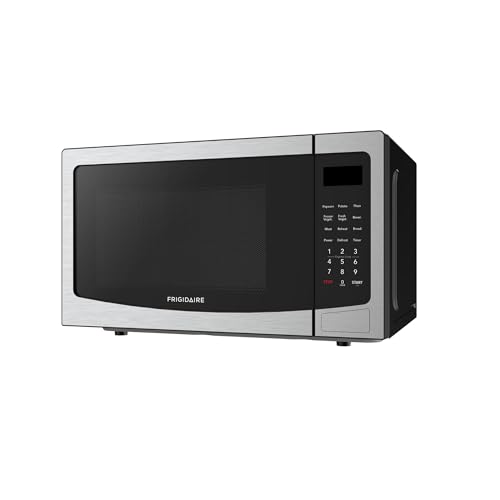 1.1 Cu Ft Stainless Steel Countertop Microwave Oven (Silver - 1.1 cubic_feet)