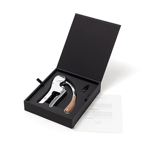 Oeno Motion Silver & Wood Lever Corkscrew (Oeno Motion Wood and Chrome)