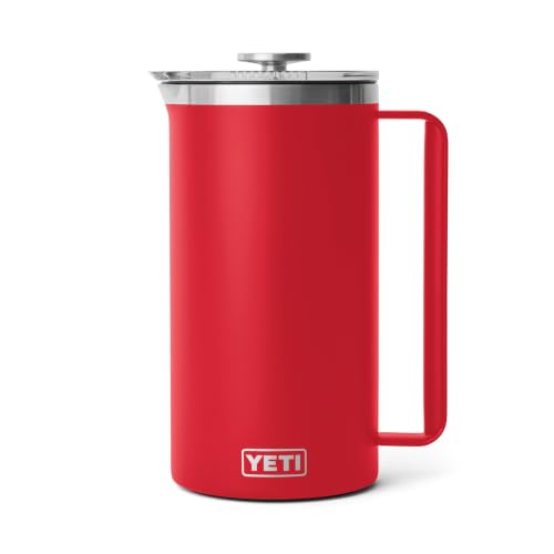Rambler 64 oz. French Press Coffee Maker (64 Ounce / Rescue Red)
