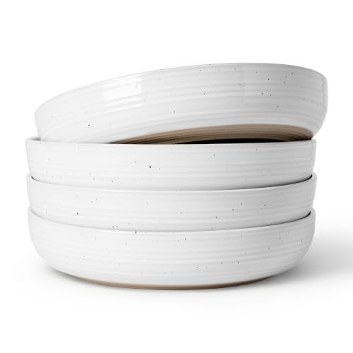 Milkyway 33 oz Pasta Bowls Set of 4 (Polar White / Set of 4)