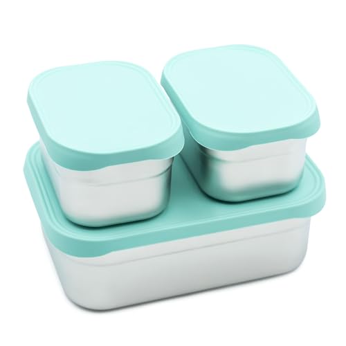 Stainless Steel Lunch Box Set (Pastel Mint)