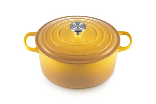 Enameled Cast Iron Round Dutch Oven (Nectar/Crucible Knob / 7.25 Qt)
