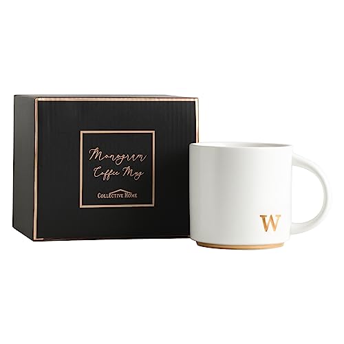 Ceramic Coffee Mug (gold-w)