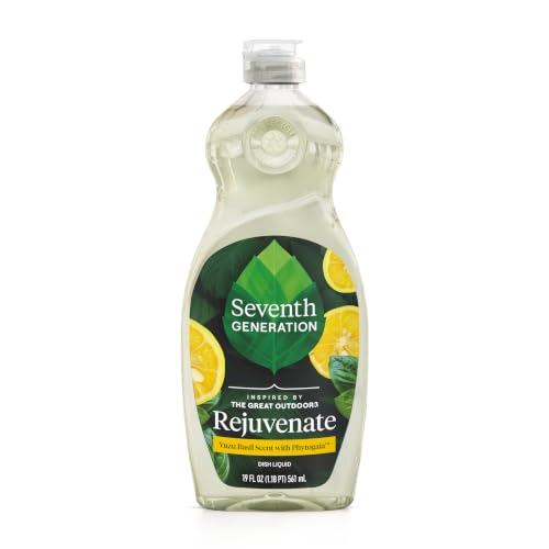 Hand Dish Liquid Yuzu Basil Rejuvenating 19 fl oz (19 Fl Oz (Pack of 1))