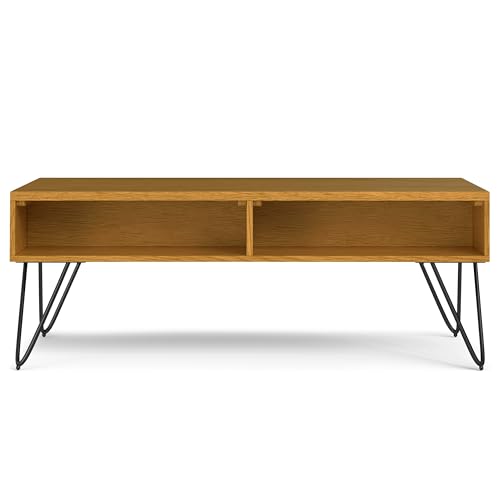 Hunter 48" Wide Rectangle Lift Top Coffee Table in Oak Veneer (Lift Top Coffee Table / 48 inch / Oak Veneer)