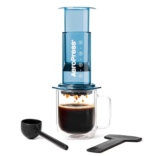 Clear Blue Coffee Press (Blue / Standard)