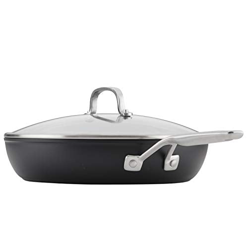 Induction Nonstick Frying Pan with Lid (Skillet with Lid (12.25"))