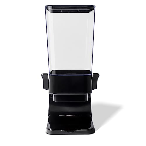Cereal Dispenser Countertop (5L, Black, 1Pc / 5L)