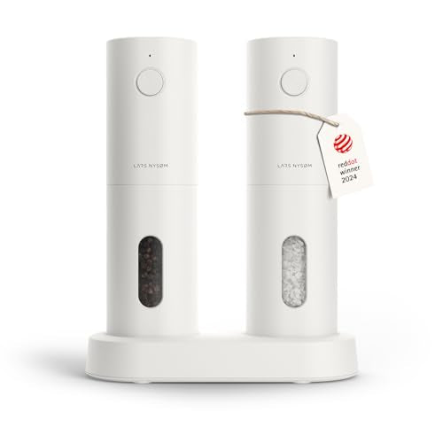 Electric Salt and Pepper Grinder Set