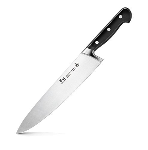 V2 Series 59182 German Steel Forged Chef Knife (9.5" / Black)