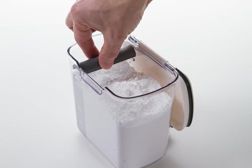 1 Quart Airtight Powdered Sugar Storage Container (1 Piece / Grey)