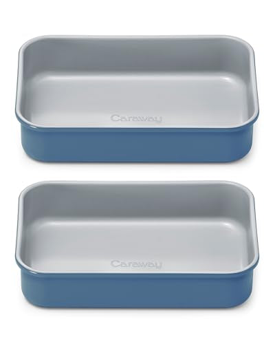 Non Stick 9" x 6.5" Small Rectangle Baking Pan Duo (2 Count)