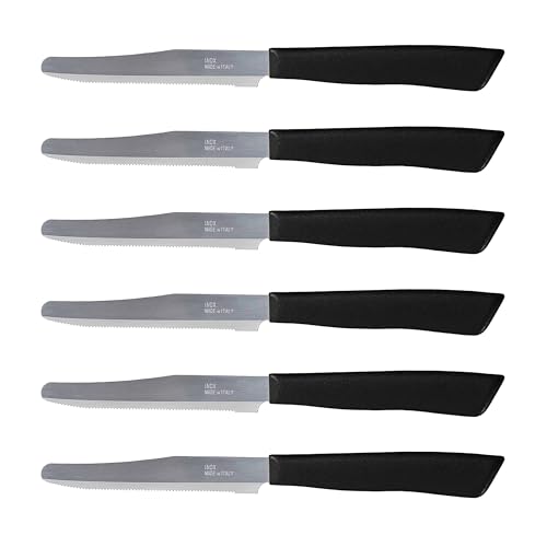6 kitchen Knives Set (Black)