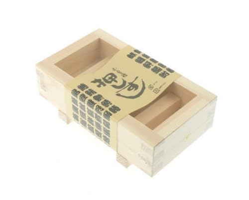 6 Pack Wooden Rectangular Oshizushi Sushi Press Mold Maker Rice Mold (7 x 4 inch)
