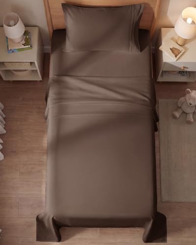 Twin Size 3 Piece Sheet Set (09 - Brown / Twin)