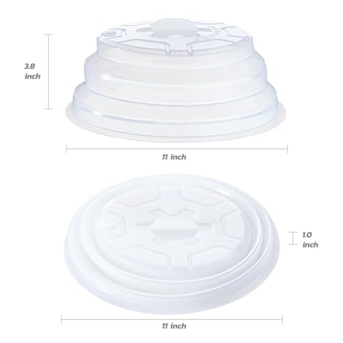 Microwave Splatter Cover (Clear White)