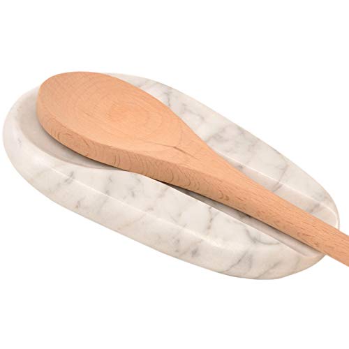 Marble Spoon Rest (White)
