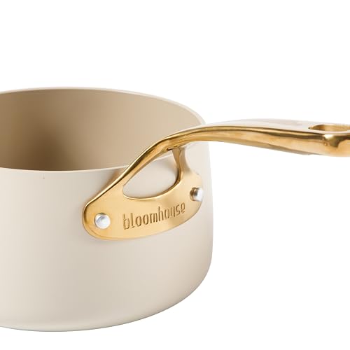 Two Time Oprah's Favorite Things Winner (Almond Cream w/ Gold Handle / Sauce Pan w/ Lid (3-Quart))