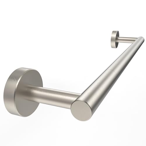18 Inches Brushed Grey Towel Bar for Bathroom Kitchen Hand Towel Holder Dish Cloths Hanger SUS304 Stainless Steel RUSTPROOF Wall Mount (Brushed Grey / 16 inch(Center to Center))