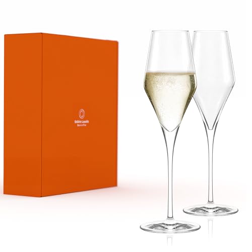 Quatrophil Champagne Glasses Crystal (2 Pieces (1 Pack))