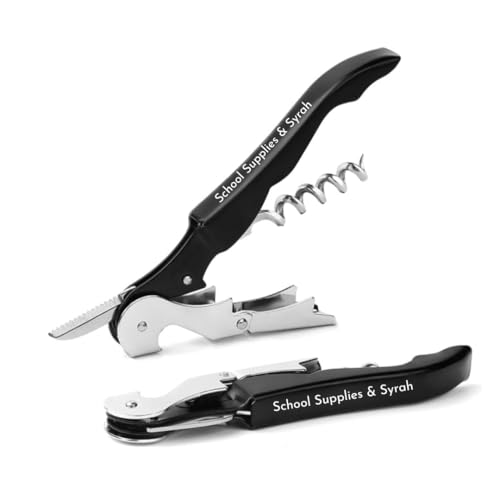 The Wine Chic Engraved Wine Key Corkscrew with Quote and Funny Sayings