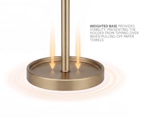 Countertop Paper Towel Holder (Warm Gold)