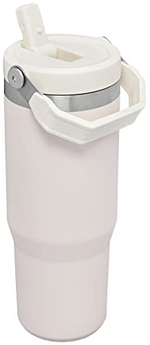 IceFlow Flip Straw Tumbler with Handle 30 oz (Rose Quartz / 30 Ounces)