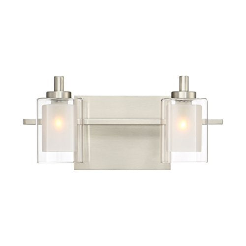 Kolt 13" LED Vanity Light (2-Light / Brushed Nickel)