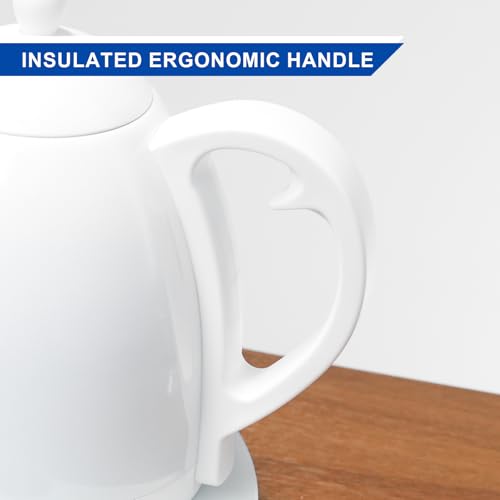 Cosmopolitan 1.0L Gooseneck Electric Kettle (White)