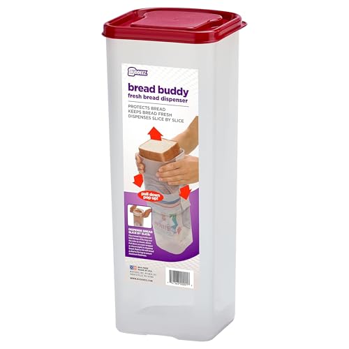 Bread Buddy Bread Box (Red / Pack of 1)
