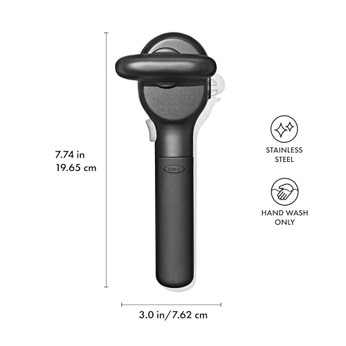 Good Grips Smooth Edge Manual Can Opener (Black / Smooth Edge)