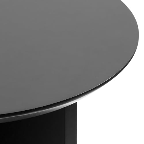 Faiza Modern Wooden Round Side Table