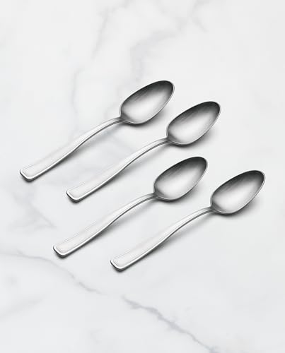 Reid Dinner Spoons Silverware Set for 4 (Satin / 4 Count / Dinner Spoons)