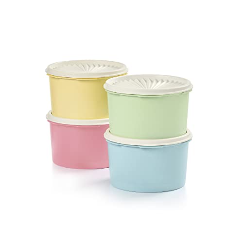 Heritage 8 Piece Pastel Canister Set (4 Small Canister Set - Heritage Multicolor)